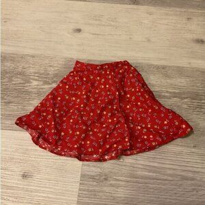 Pleasant Company American Girl of Today Doll Play Outfit Skirt Red Floral 1998